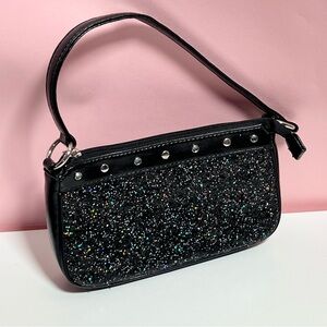 Vintage Y2K Mcbling limited too glitter mini bag purse